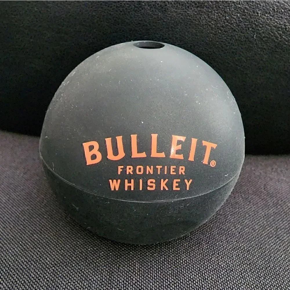 Bulleit Bourbon Whiskey Ball, Sphere Ice Mold